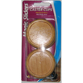 Magic Sliders CASTR CUP RD OAK2""4PK 30811